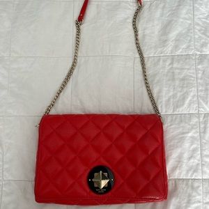 Kate Spade Red quilted medium purse